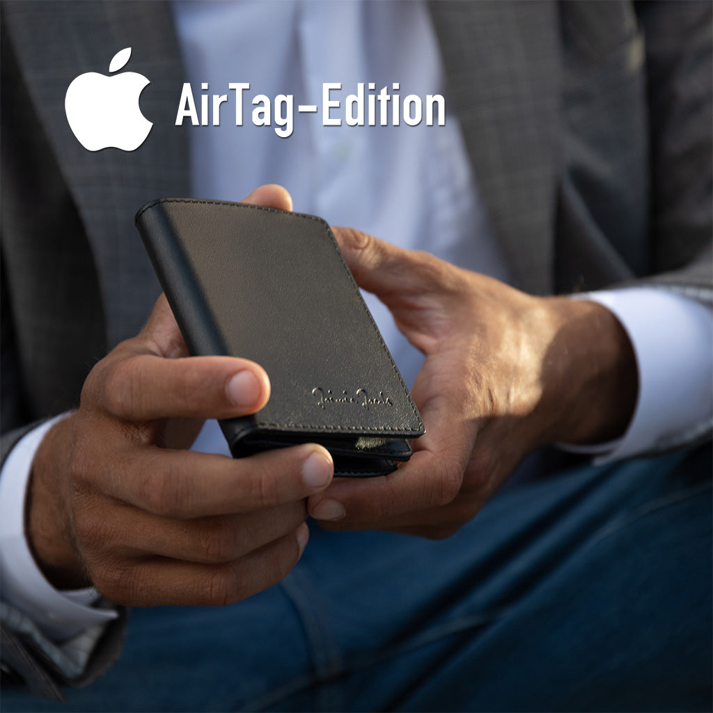 Flap Boy Edition AirTag- Portefeuille magique avec pochette à monnaie
