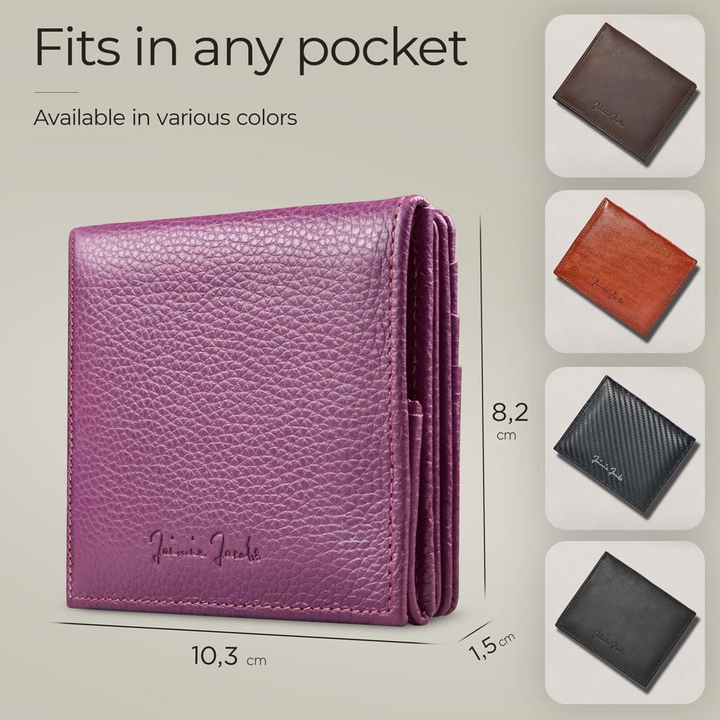 Jaimie Jacobs Geldbeutel Portemonnaie Flap Boy Ladies Edition - Magic Wallet with Coin Pocket Small Women’s Wallet Flap Boy – Elegant Magic Wallet