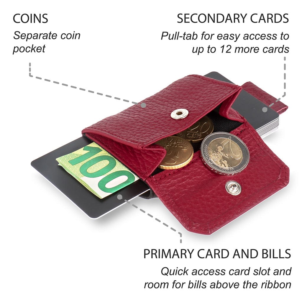 Jaimie Jacobs Nano Boy Pocket Ladies Edition + RFID Protection Card Bundle Nano Boy Pocket wallet Ladies Edition + RFID Protection Card