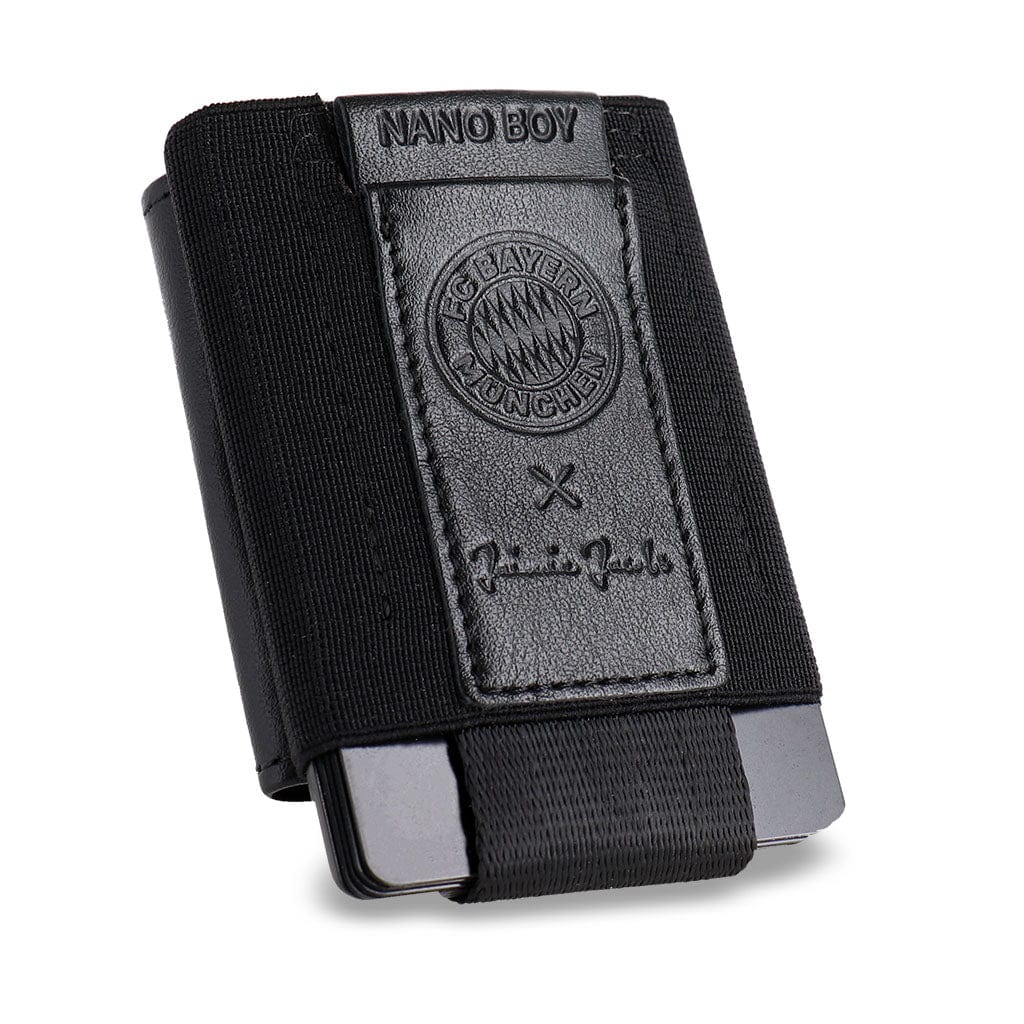 Jaimie Jacobs Geldbeutel Karten Portemonnaie Black Nano Boy Pocket FC Bayern München Edition - with leather coin pocket Nano Boy Pocket FC Bayern Edition with leather coin pocket
