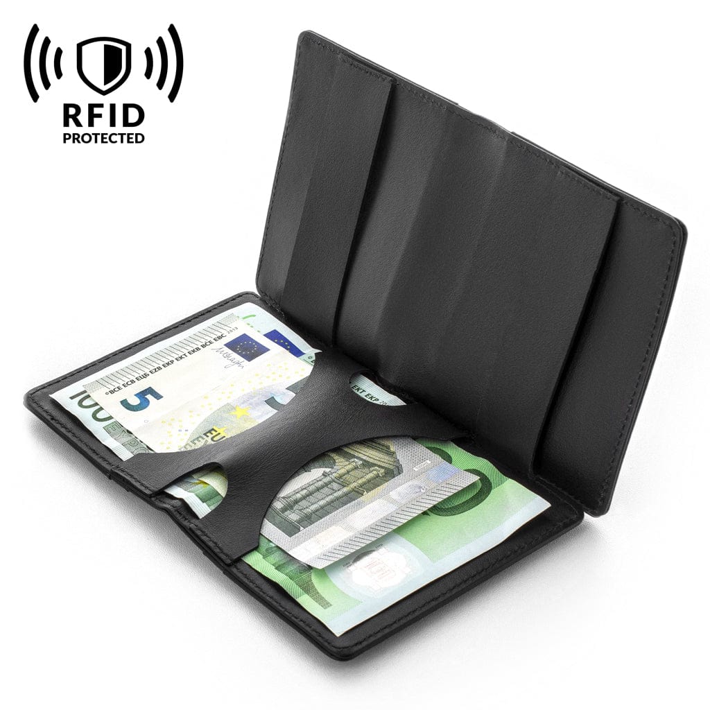 Jaimie Jacobs Geldbeutel Portemonnaie Flapstar AirTag-Edition Magic Wallet with coin pocket Flapstar AirTag-Edition with Coin Pocket Magic Wallet Leather