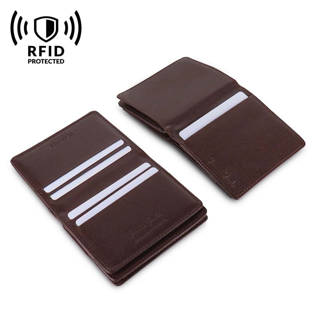 Jaimie Jacobs Geldbeutel Portemonnaie Flapstar AirTag-Edition Magic Wallet with coin pocket Flapstar AirTag-Edition with Coin Pocket Magic Wallet Leather