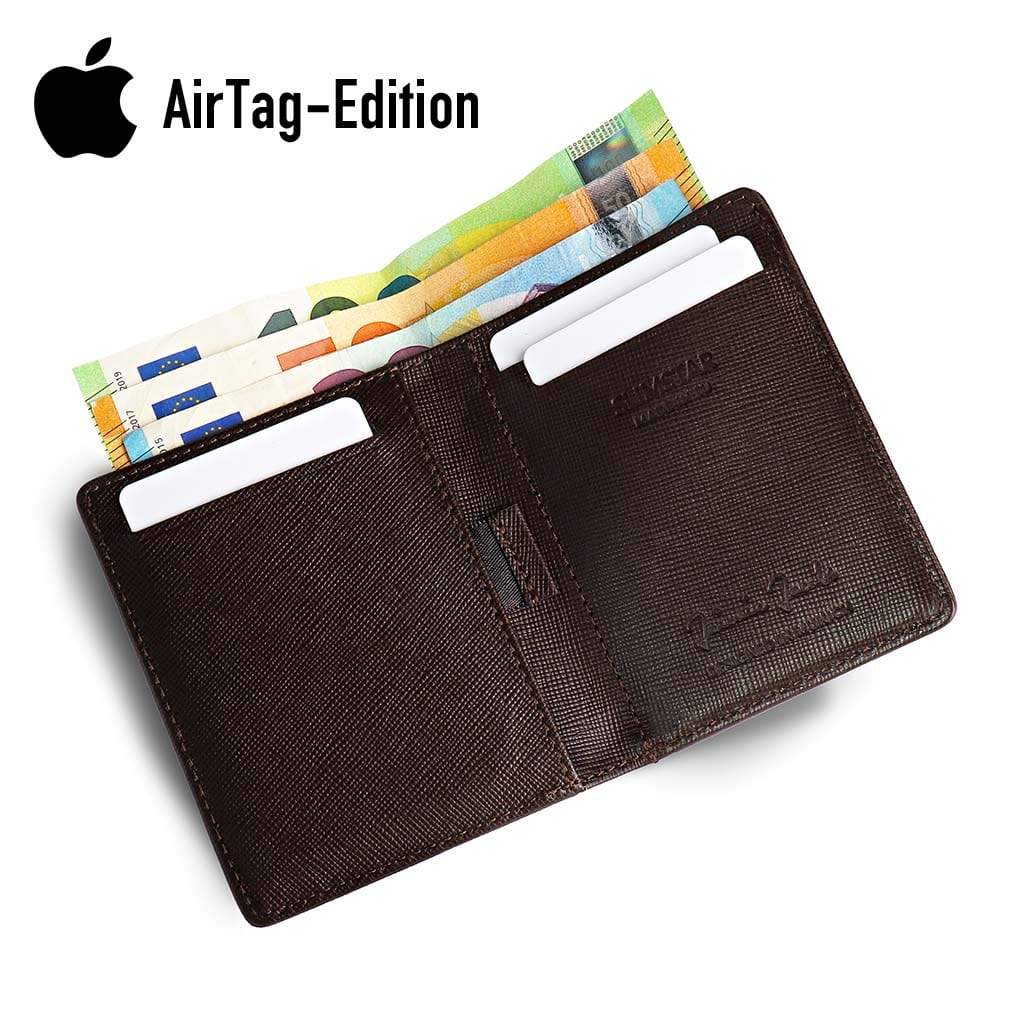 Jaimie Jacobs Geldbeutel Portemonnaie Slimstar AirTag-Edition slim wallet with large coin pocket Slimstar AirTag Edition slim wallet with big coin pocket