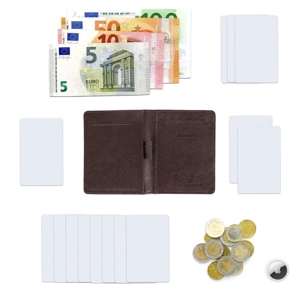 Jaimie Jacobs Geldbeutel Portemonnaie Slimstar AirTag-Edition slim wallet with large coin pocket Slimstar AirTag Edition slim wallet with big coin pocket
