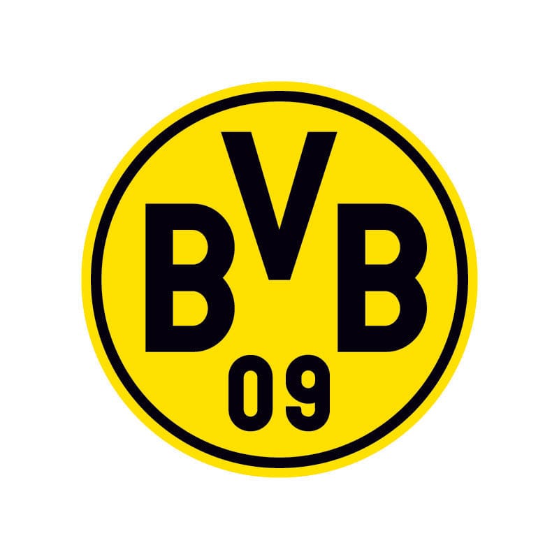 BVB Wappen auf weißem Hintergrund