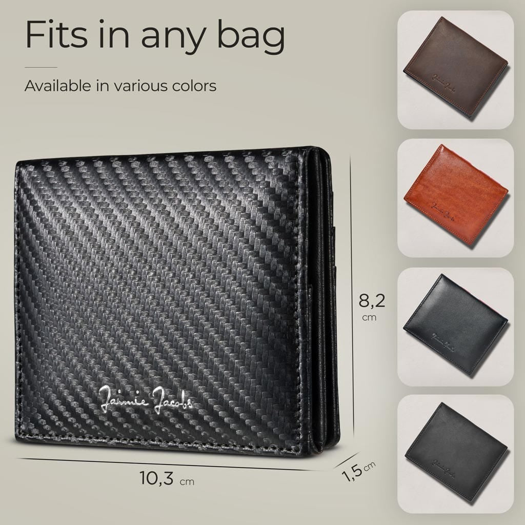 Jaimie Jacobs Geldbeutel Portemonnaie Flap Boy - Magic Wallet with Coin Pocket Flap Boy Magic Wallet with Coin Pocket Genuine Leather