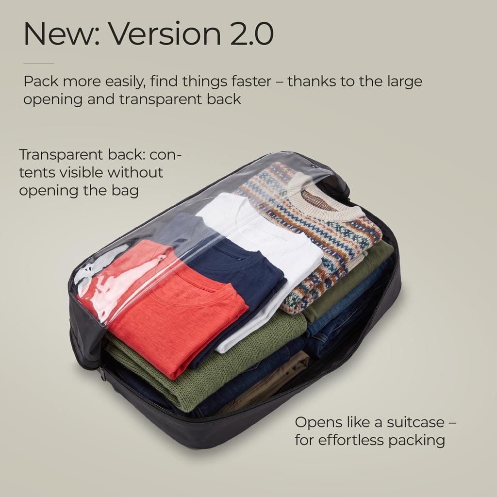 Jaimie Jacobs Vacuum Bag 2.0 - compatible with backpack Vacuum Bag for Travel Space-Saving & Backpack Compatible