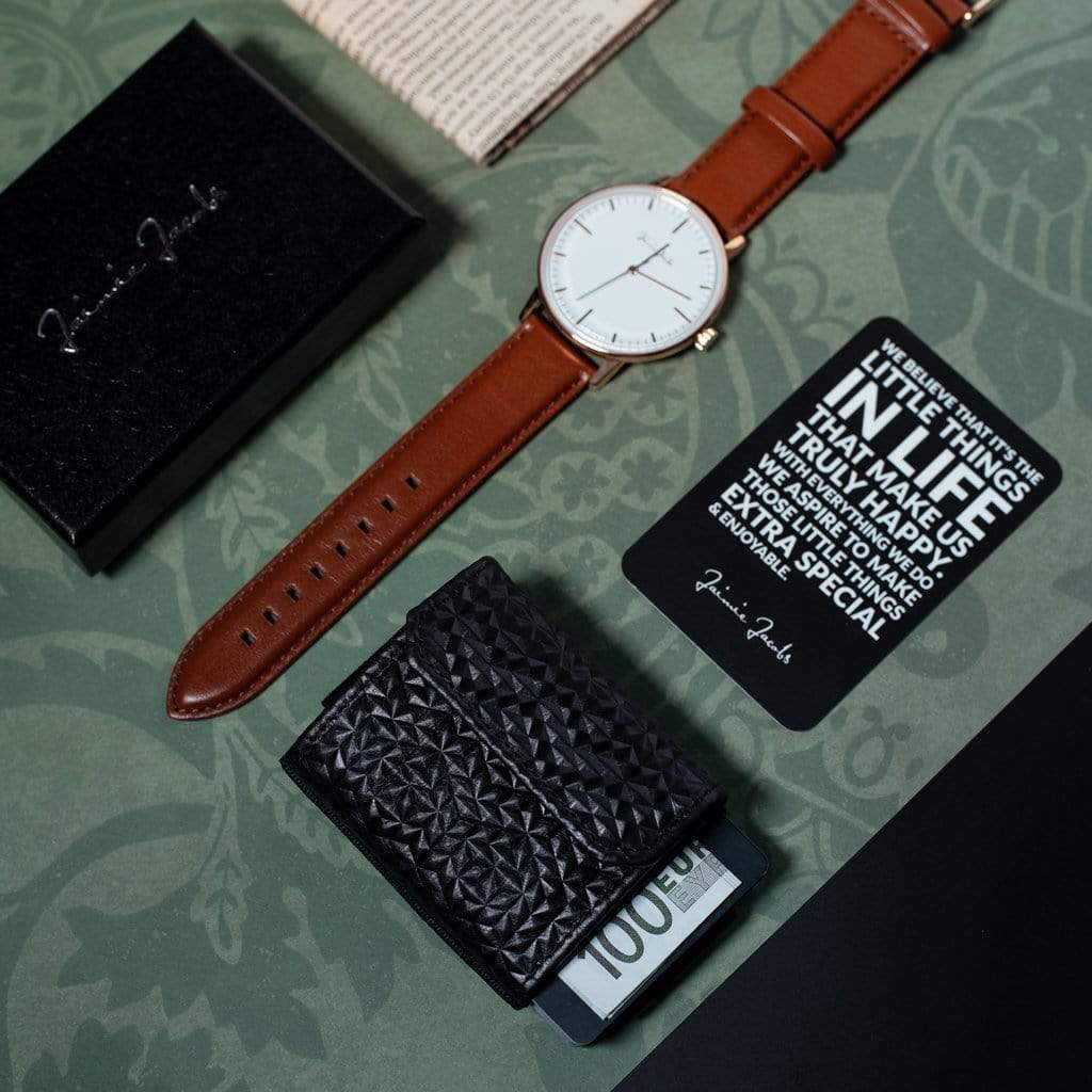 Jaimie Jacobs Geldbeutel Karten Portemonnaie Nano Boy Pocket with leather coin pocket - Limited Edition Nano Boy Pocket with leather coin pocket | small & compact