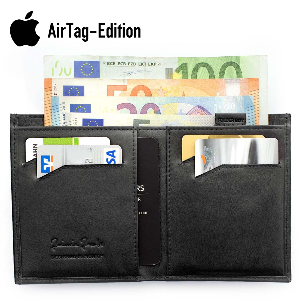 Jaimie Jacobs Geldbeutel Black Folder Boy AirTag-Edition jamy jamie jami jakobs