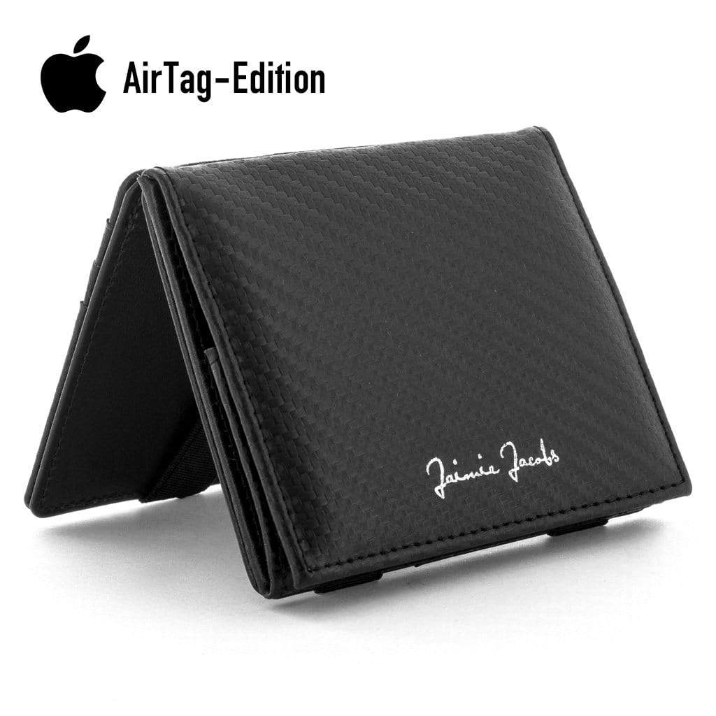 Portefeuille magique homme Flap Boy Edition AirTag avec pochette à monnaie  en cuir véritable