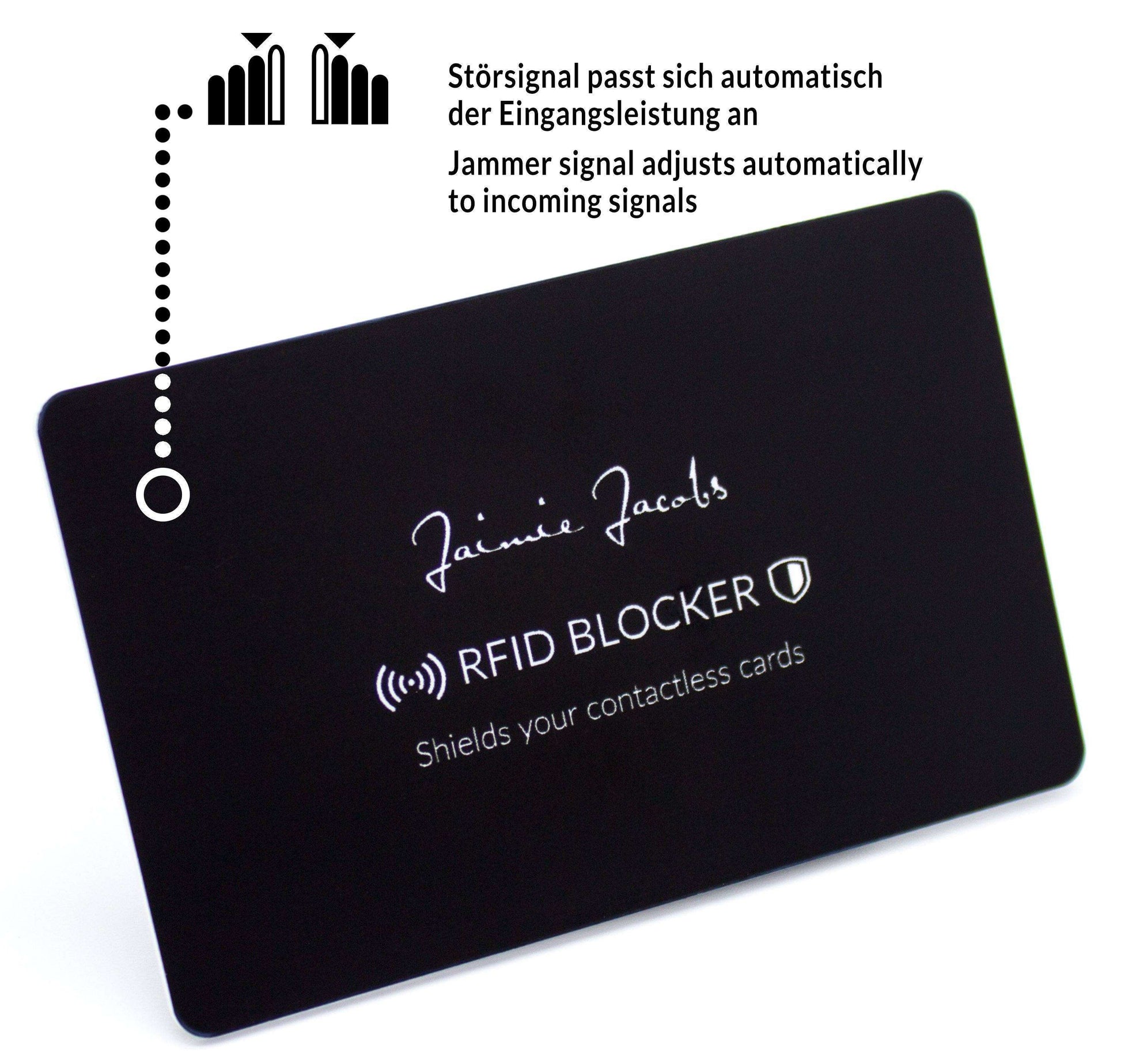 2 cartes de protection RFID & NFC format carte bancaire