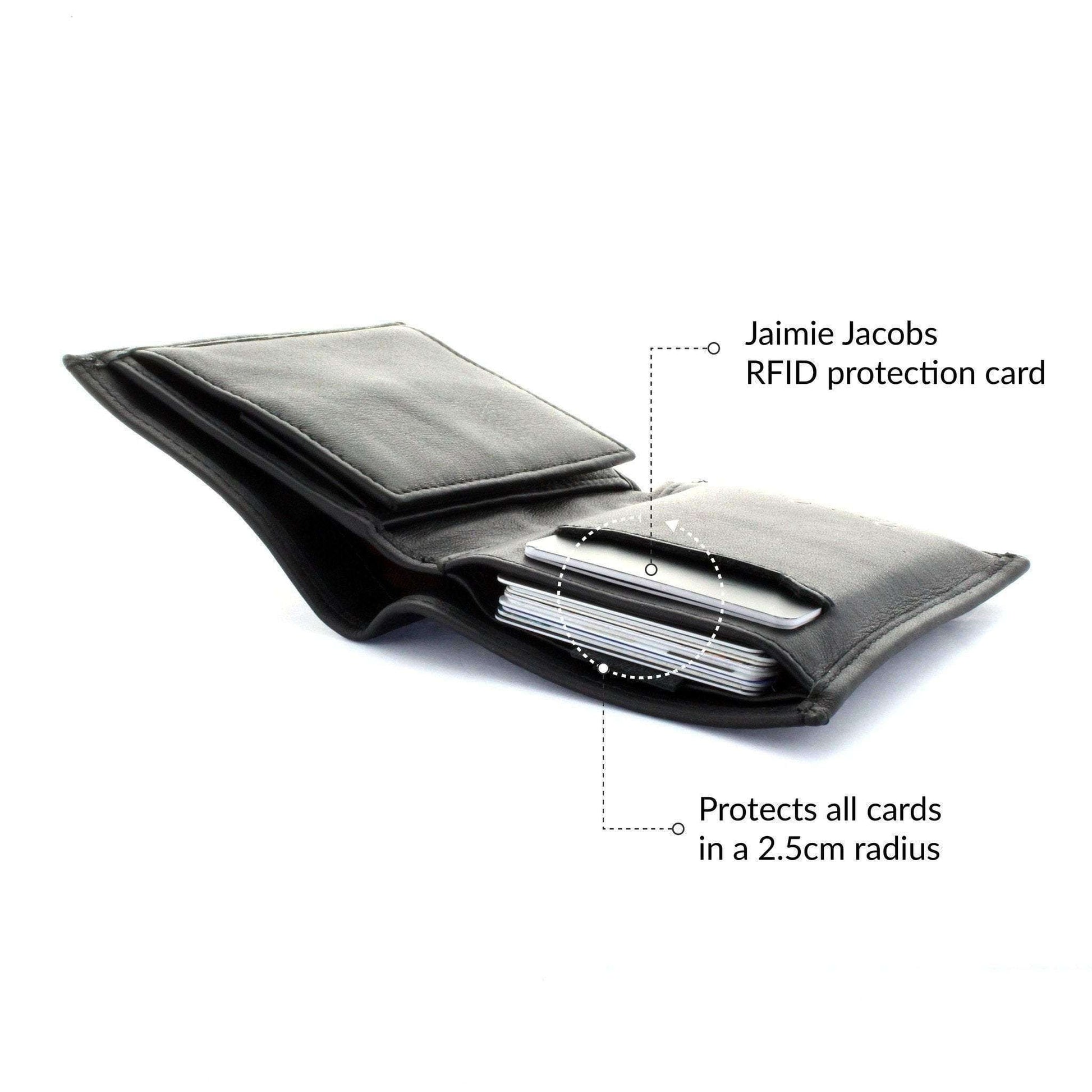 Anti RFID/NFC Protection Carte bancaire sans Contact, Fini Les étuis et  Pochettes, Le Portefeuille est entièrement protégé, Carte de crédit,  Passeport. : : Mode