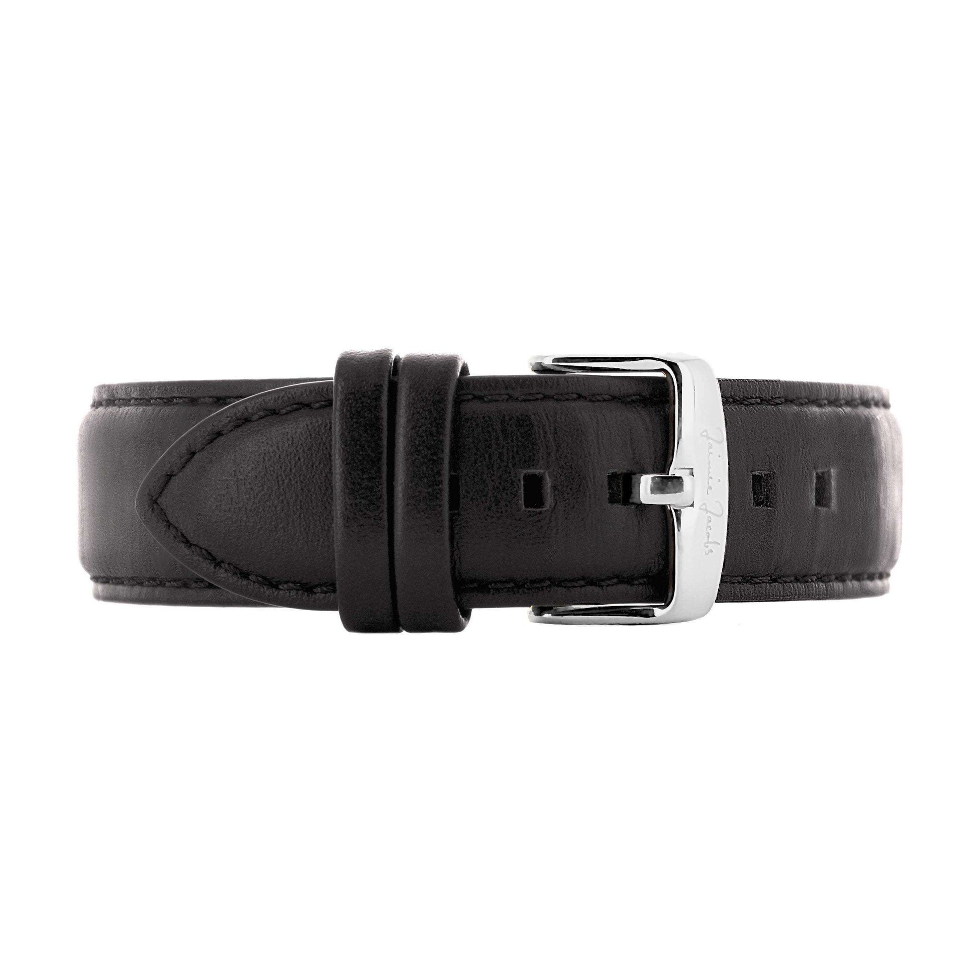 Jaimie Jacobs Silver Watch Strap Lehel Lehel watch strap | simple & made from premium leather